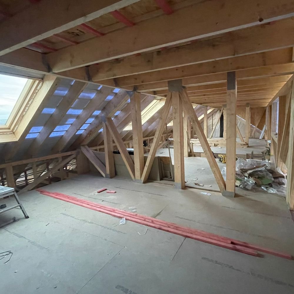Loft conversion work done by Morstone Build co, Swansea